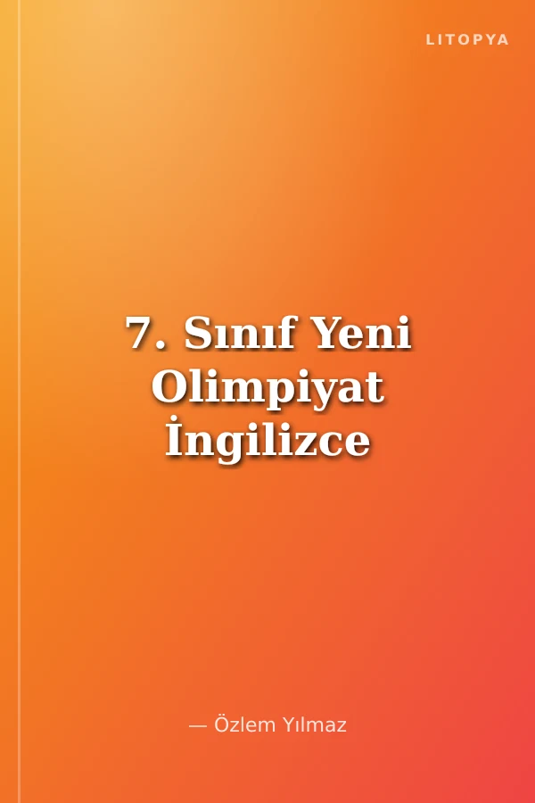 7. Sınıf Yeni Olimpiyat İngilizce
