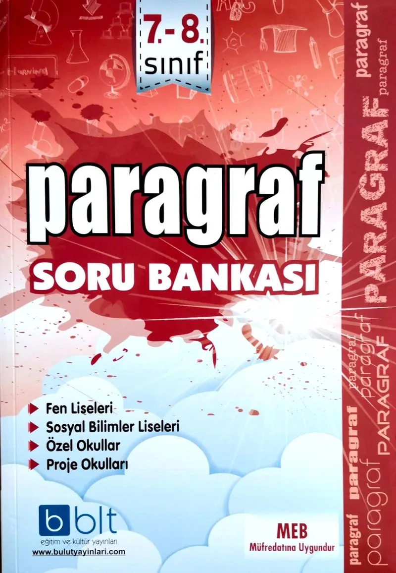 7. ve 8. Sınıf Paragraf Soru Bankası