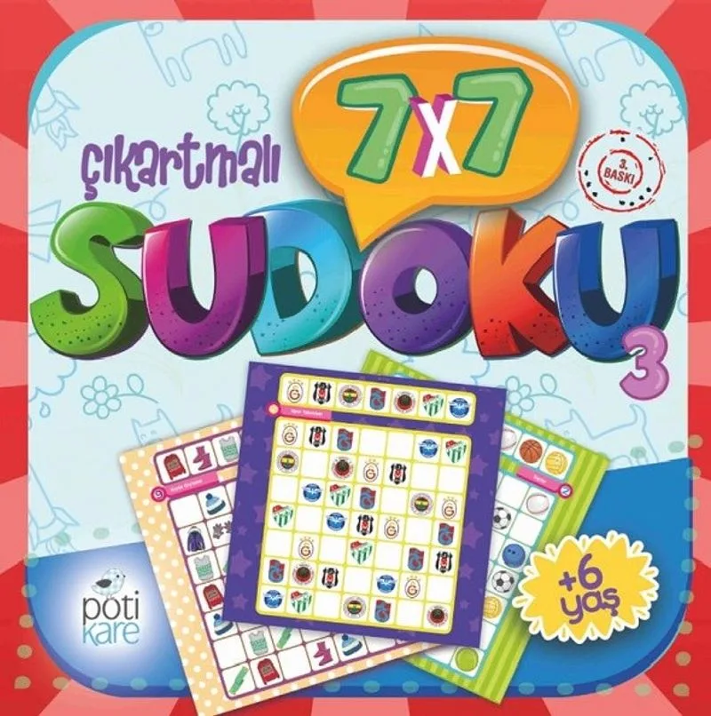 7x7 Çıkartmalı Sudoku 3