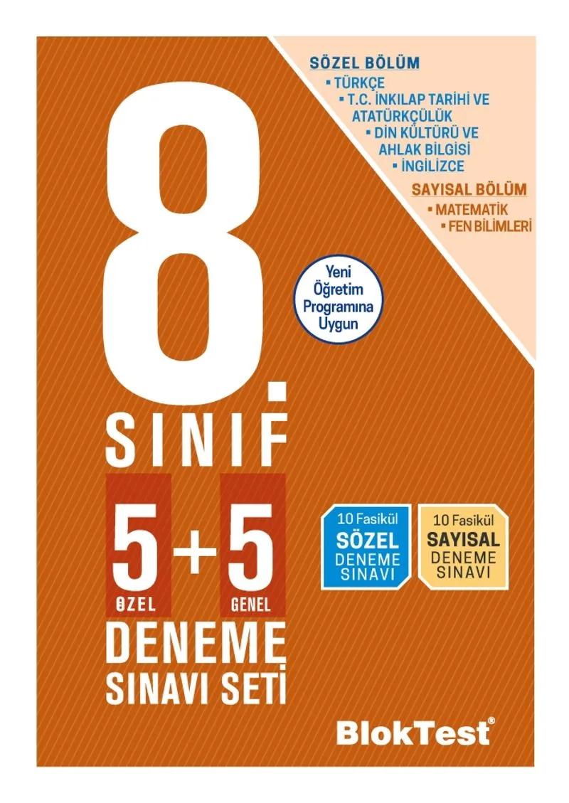 8. Sınıf Deneme Sınav Seti (5+5)