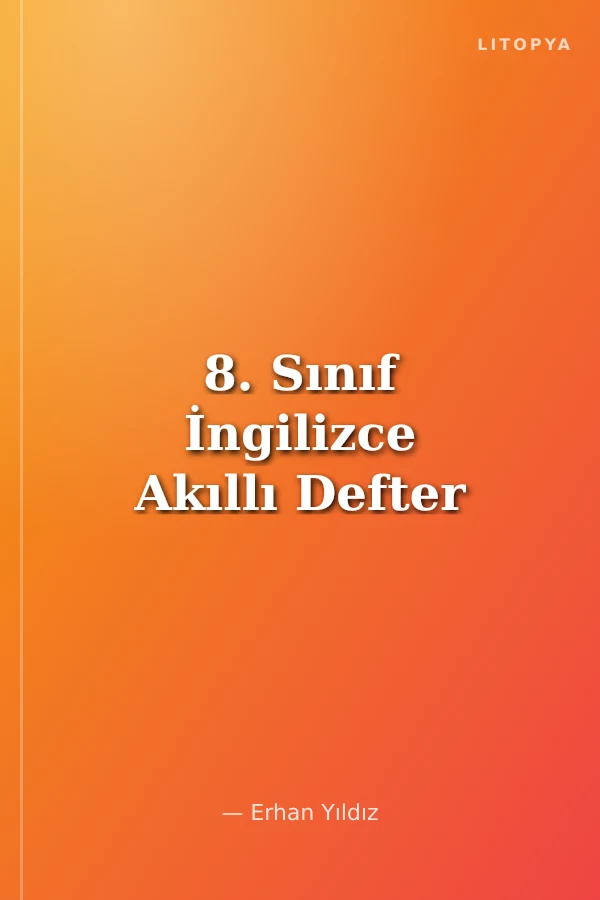 8. Sınıf İngilizce Akıllı Defter