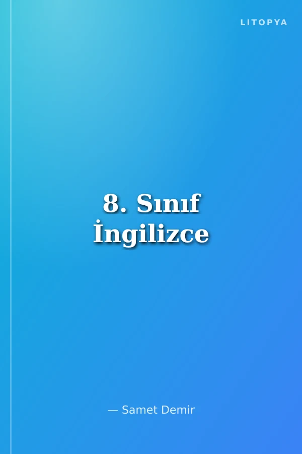 8. Sınıf İngilizce