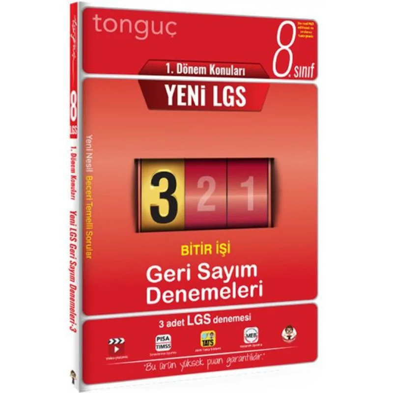 8. Sınıf LGS 1. Dönem Konuları Geri Sayım Denemeleri