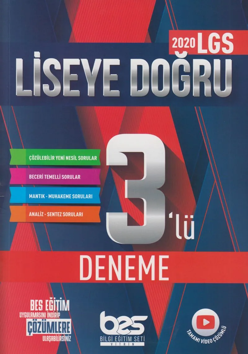 8. Sınıf LGS 1. Dönem Liseye Doğru 3'lü Deneme