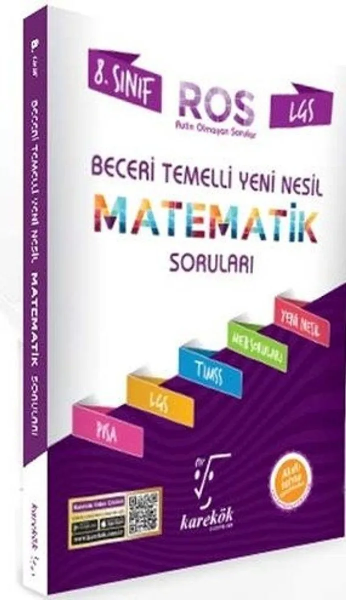 8. Sınıf LGS Beceri Temelli Yeni Nesil Ros Matematik Soruları