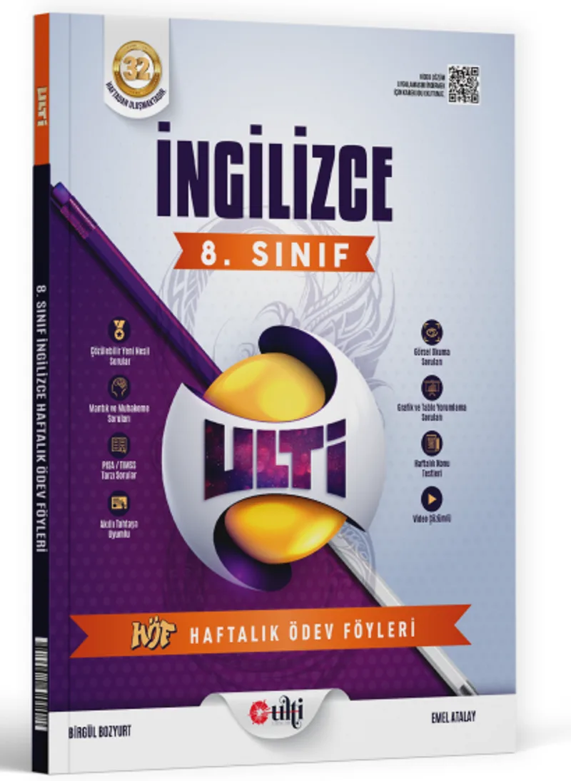 8. Sınıf LGS İngilizce Haftalık Ödev Föyleri