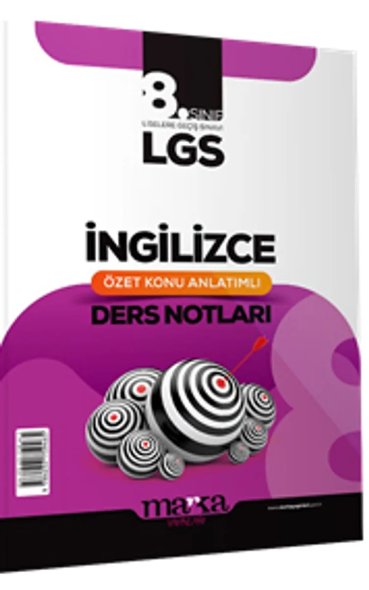 8. Sınıf LGS İngilizce Özet Konu Anlatımlı Ders Notları