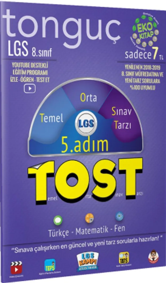 8. Sınıf LGS Tost 5. Adım