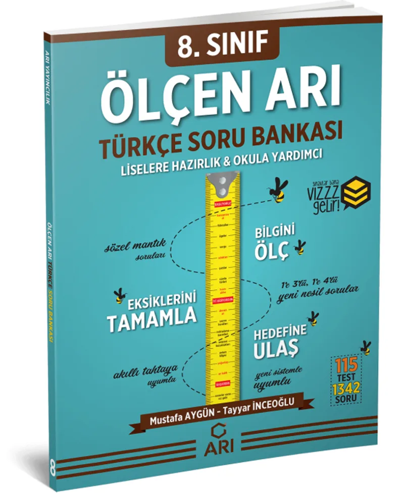8. Sınıf Ölçen Arı Türkçe Soru Bankası