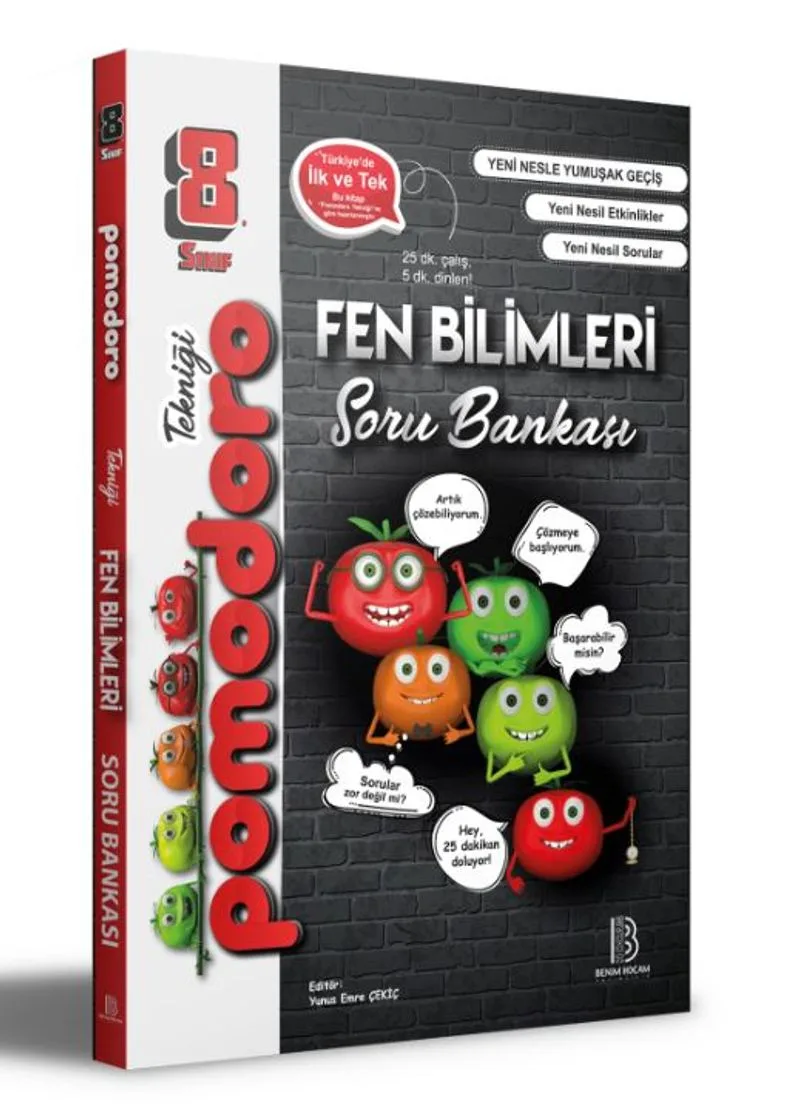 8. sınıf Pomodoro Fen Bilimleri Soru Bankası