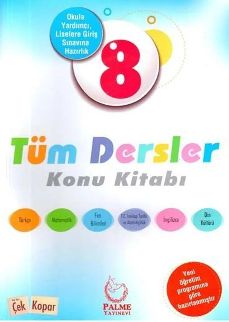 8. Sınıf Tüm Dersler Konu Kitabı
