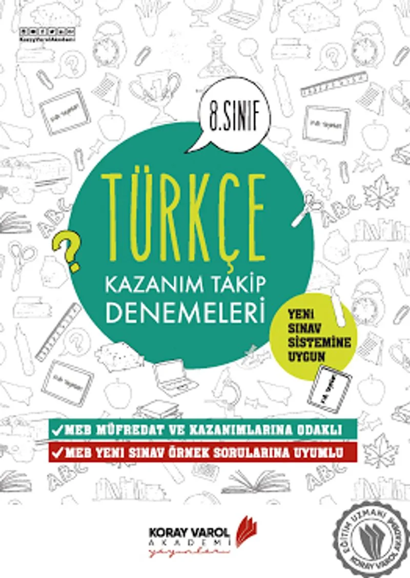 8. Sınıf Türkçe Kazanım Takip Denemeleri