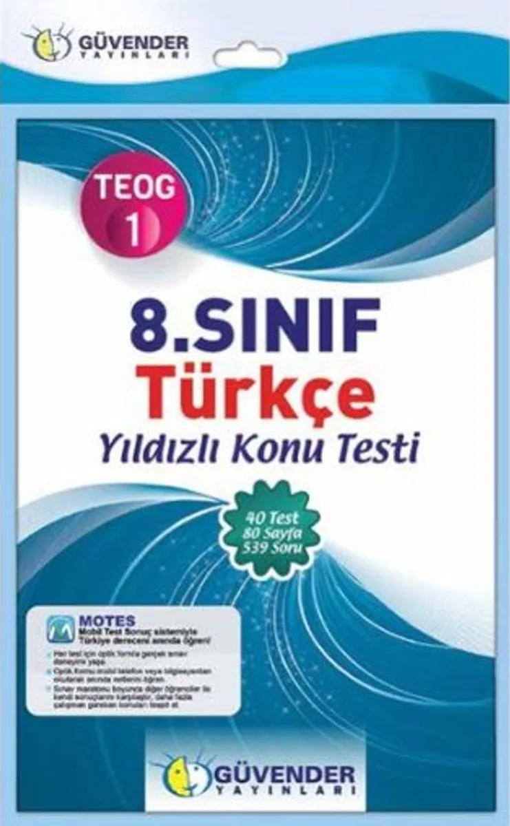 8. Sınıf Türkçe Yıldızlı Konu Testi TEOG 1