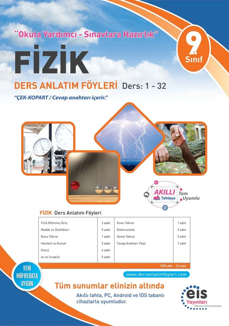 9. Sınıf Fizik Ders Anlatım Föyleri Ders:1-32