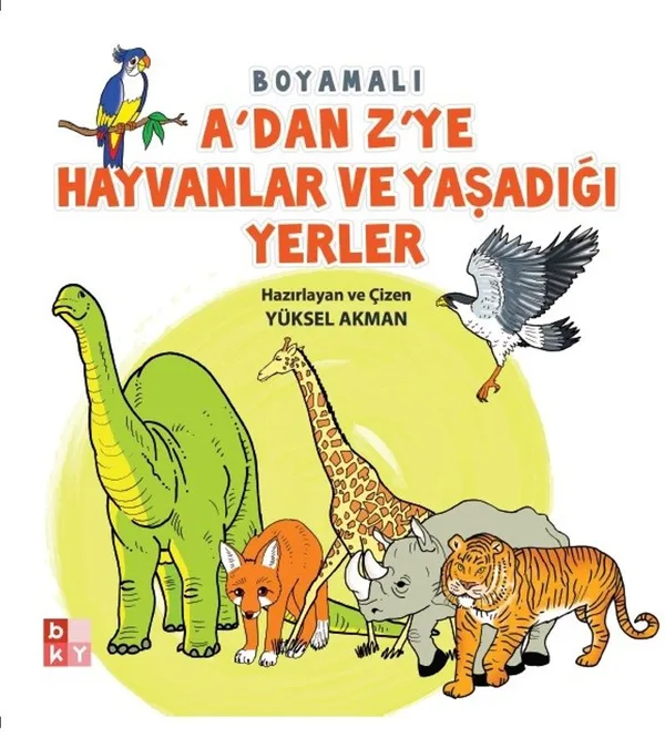A'dan Z'ye Hayvanlar ve Yaşadığı Yerler Boyama