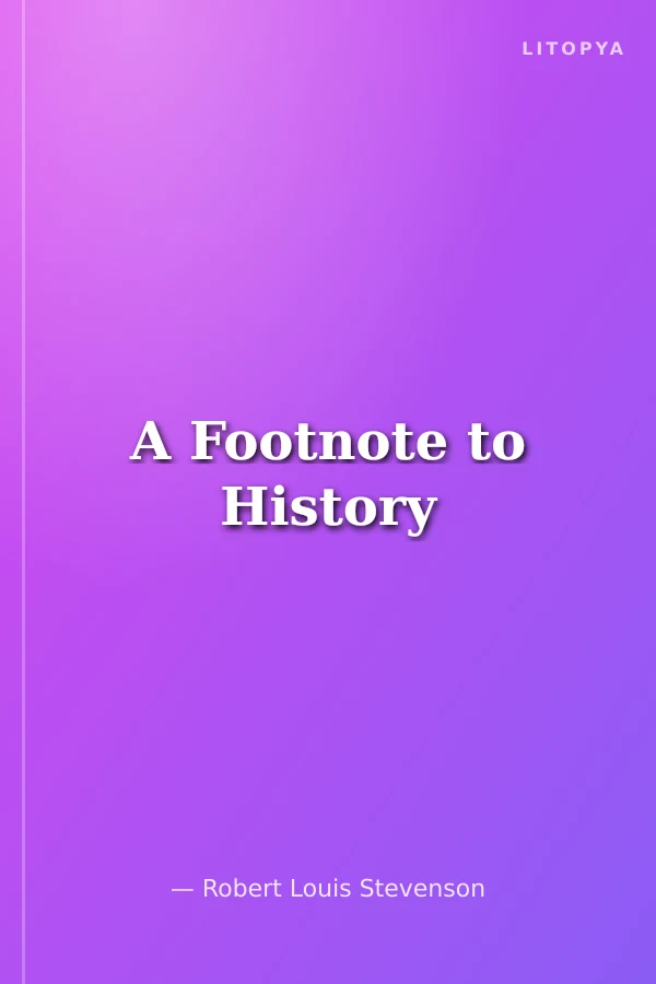 A Footnote to History