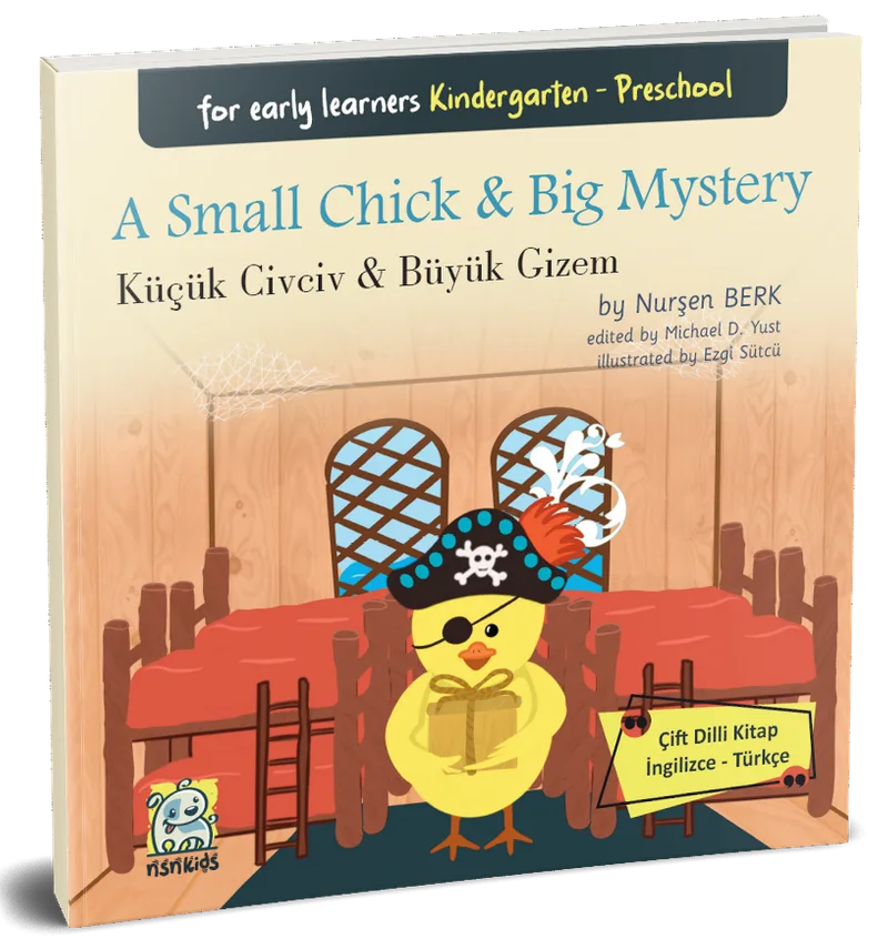A Small Chick - Big Mystery Küçük Civciv - Büyük Gizem (Çift Dilli Kitap İngilizce – Türkçe)