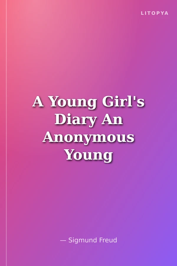 A Young Girl's Diary An Anonymous Young Girl