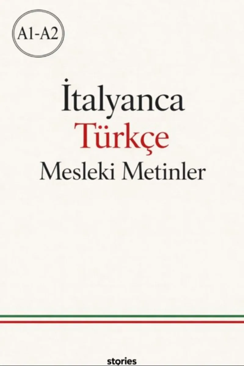 A1-A2 İtalyanca Türkçe Mesleki Metinler