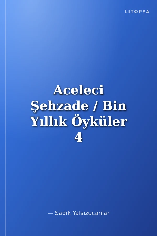 Aceleci Şehzade / Bin Yıllık Öyküler 4