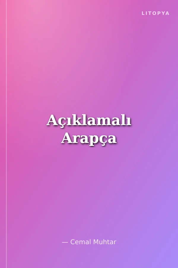 Açıklamalı Arapça