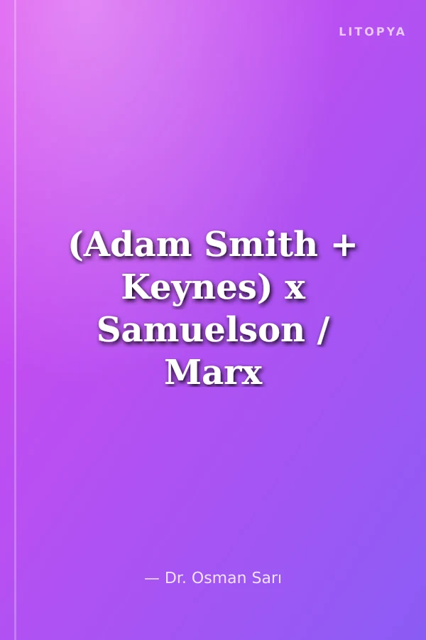 (Adam Smith + Keynes) x Samuelson / Marx