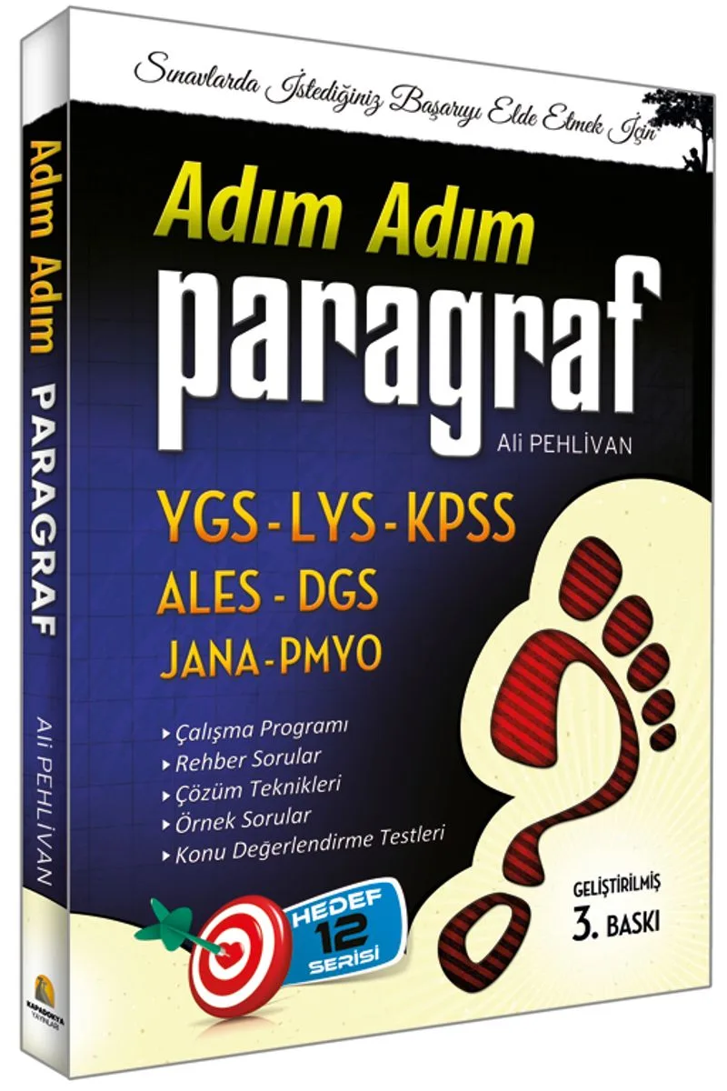 Adım Adım Paragraf YGS-LYS-KPSS-ALES-DGS-JANA-PMYO