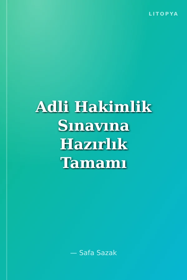 Adli Hakimlik Sınavına Hazırlık Tamamı Karekod Çözümlü 4 Deneme