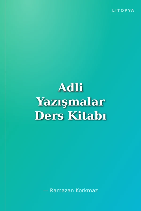 Adli Yazışmalar Ders Kitabı