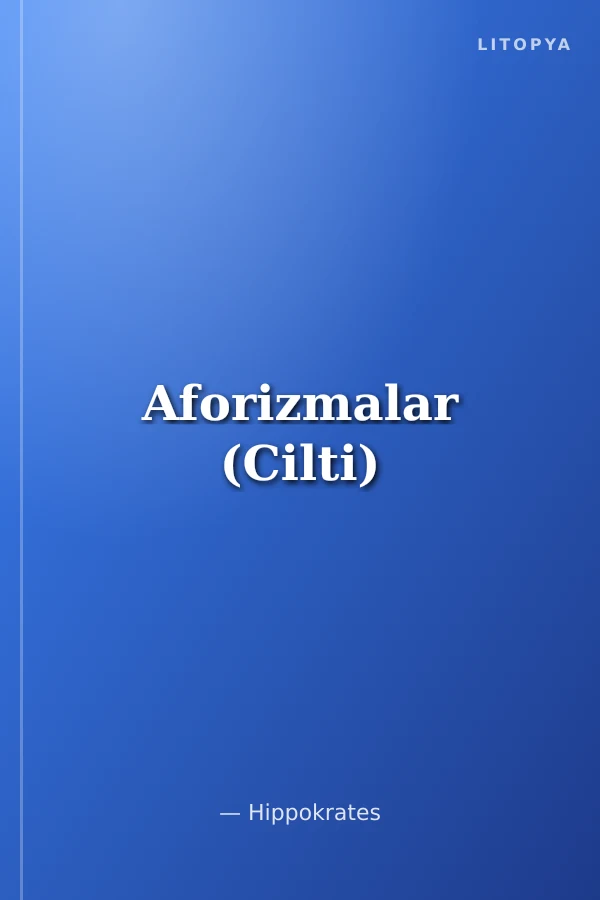 Aforizmalar (Cilti)