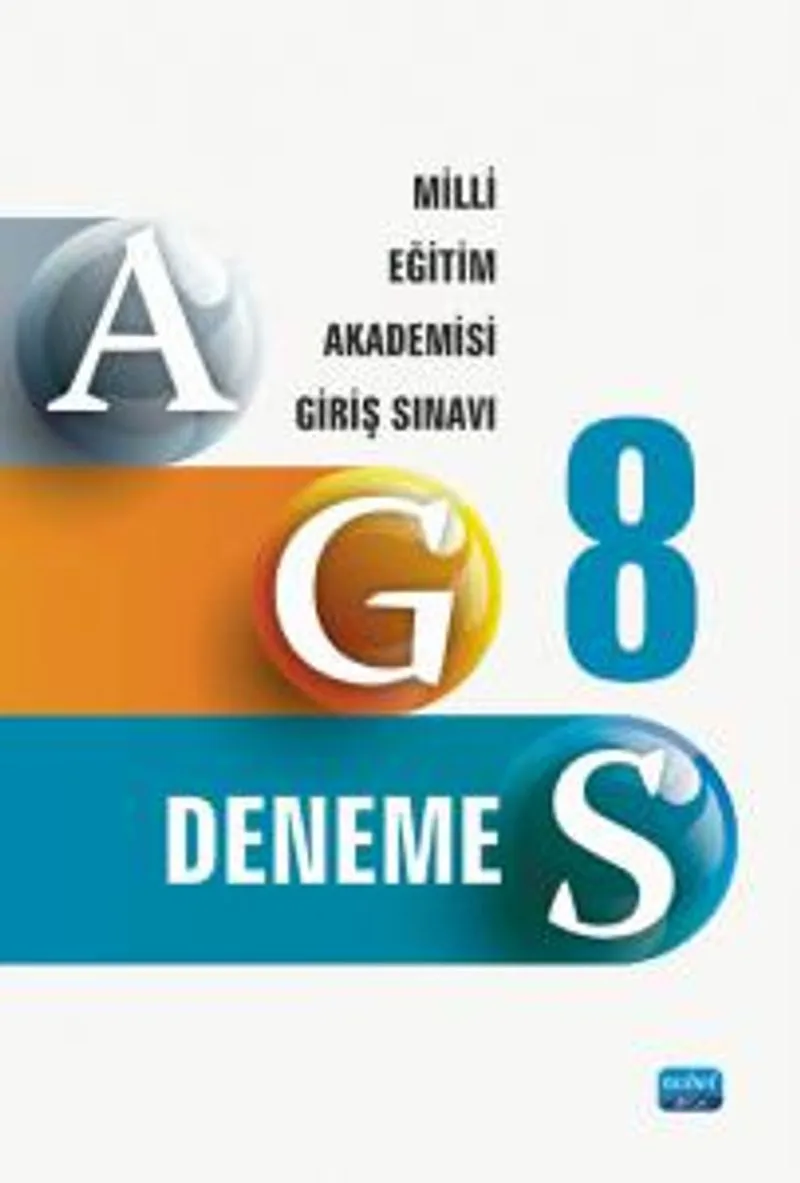AGS 8 Deneme - Milli Eğitim Akademisi Giriş Sınavı Kitabı