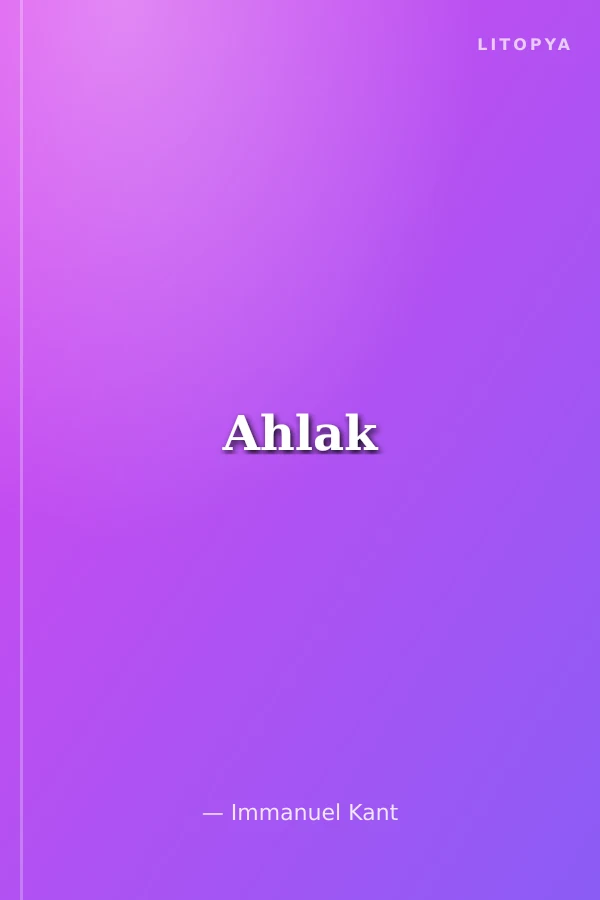 Ahlak