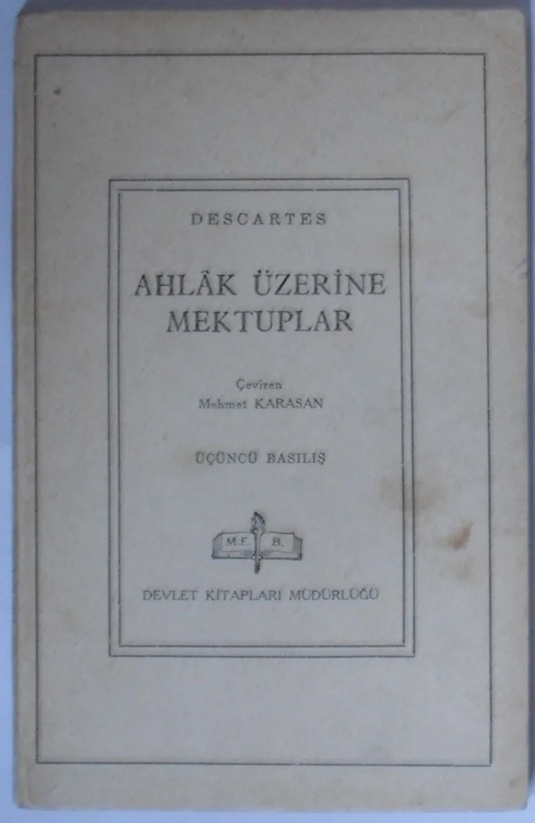 Ahlak Üzerine Mektuplar Kod:11-E-2