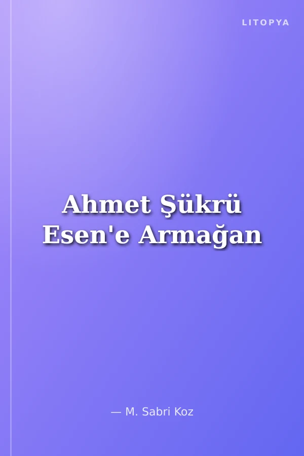 Ahmet Şükrü Esen'e Armağan