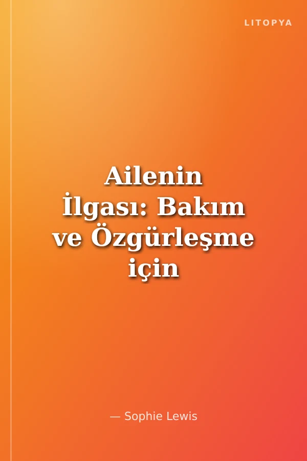 Ailenin İlgası: Bakım ve Özgürleşme için Bir Manifesto
