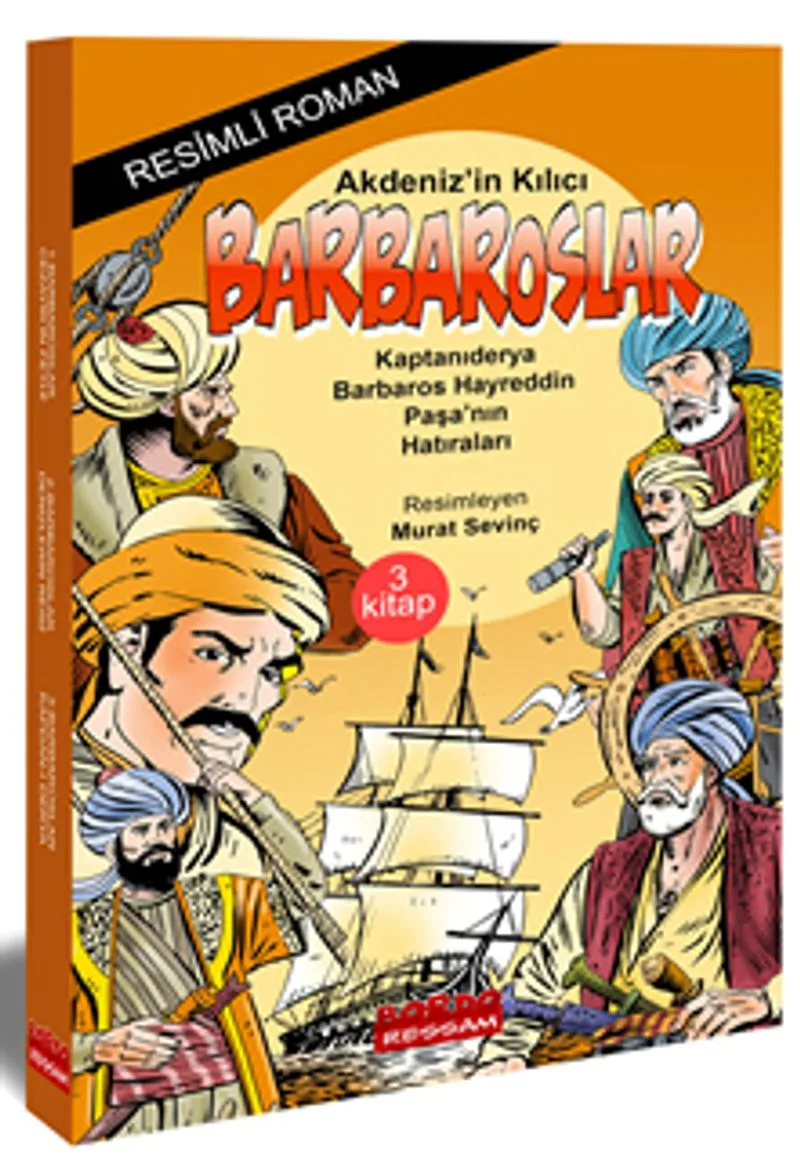 Akdeniz'in Kılıcı Barbaroslar (Resimli 3 Kitap Set)