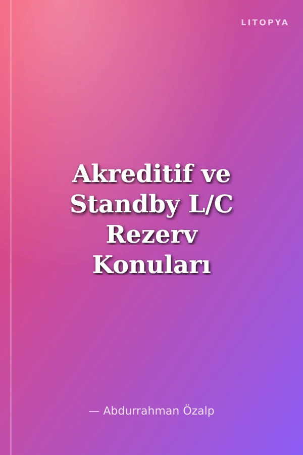 Akreditif ve Standby L/C Rezerv Konuları Uygulama ve Testler
