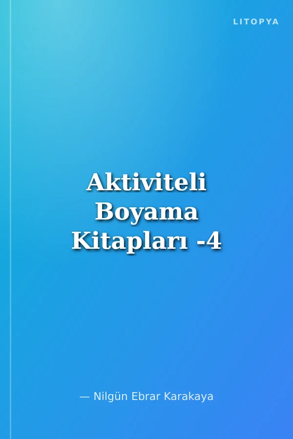 Aktiviteli Boyama Kitapları -4