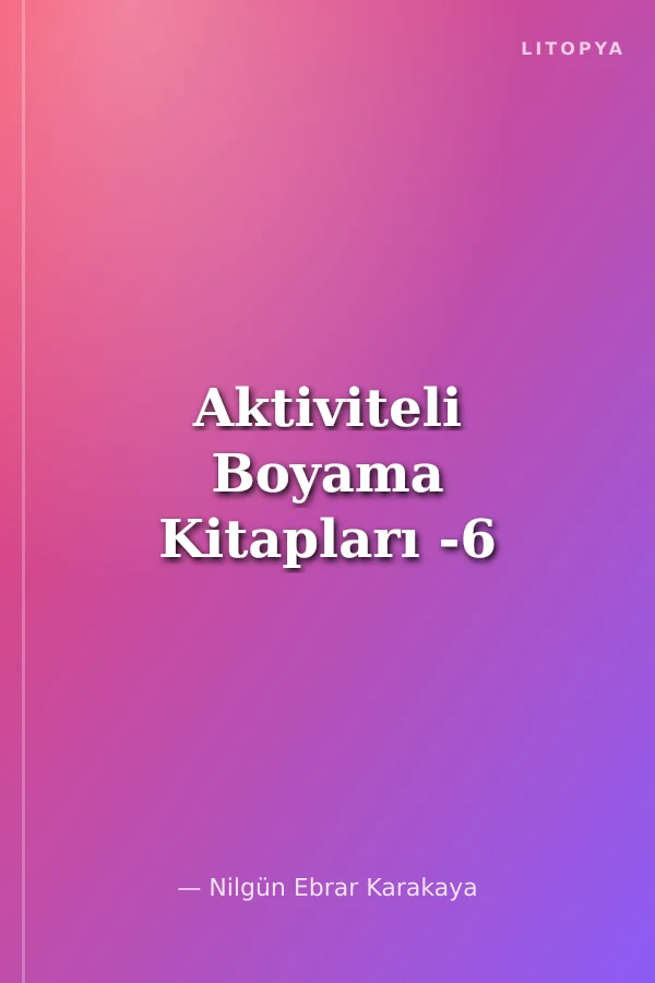 Aktiviteli Boyama Kitapları -6