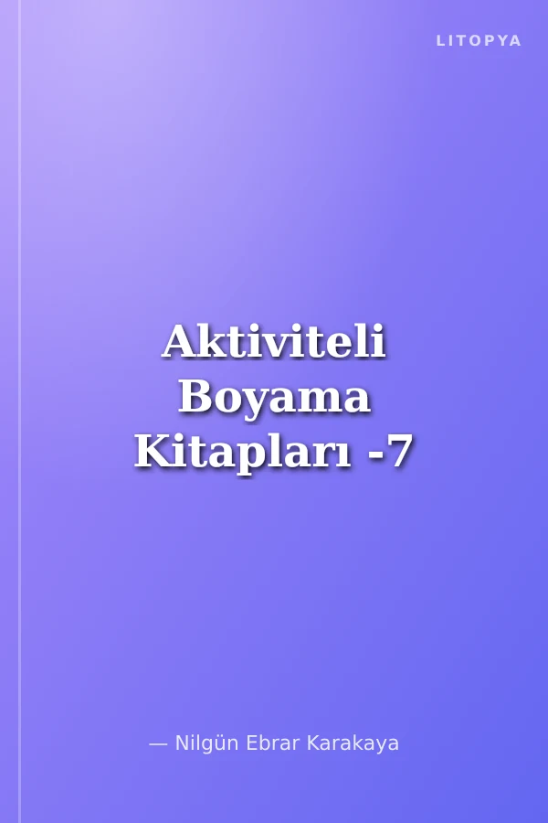 Aktiviteli Boyama Kitapları -7