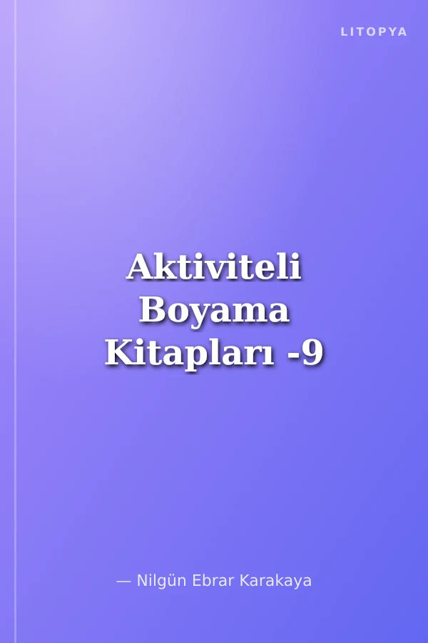 Aktiviteli Boyama Kitapları -9