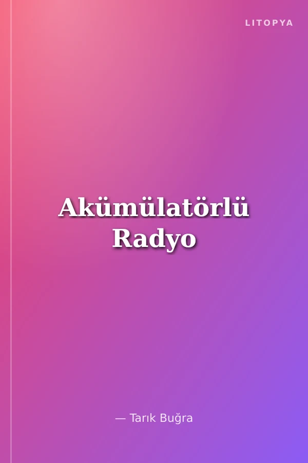 Akümülatörlü Radyo