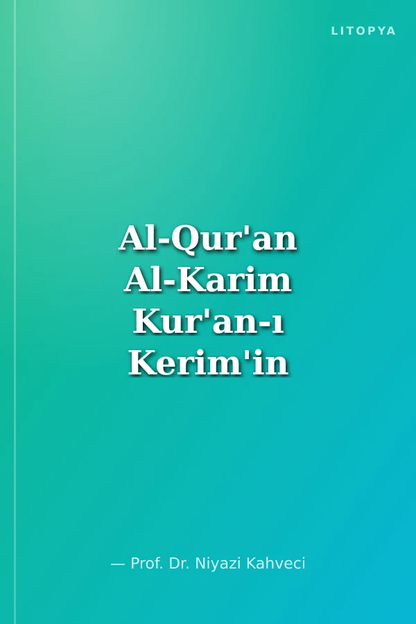 Al-Qur'an Al-Karim Kur'an-ı Kerim'in İngilizce Meali