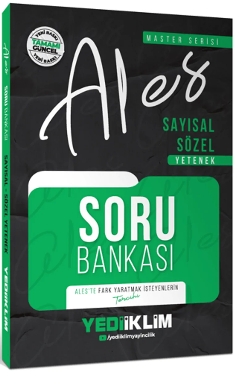 ALES Sayısal - Sözel Yetenek Soru Bankası