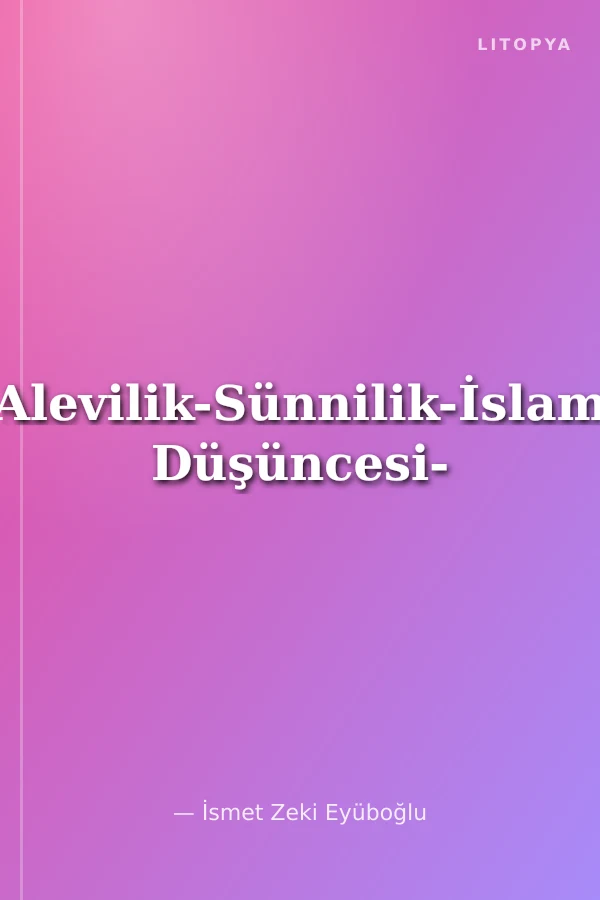 Alevilik-Sünnilik-İslam Düşüncesi-