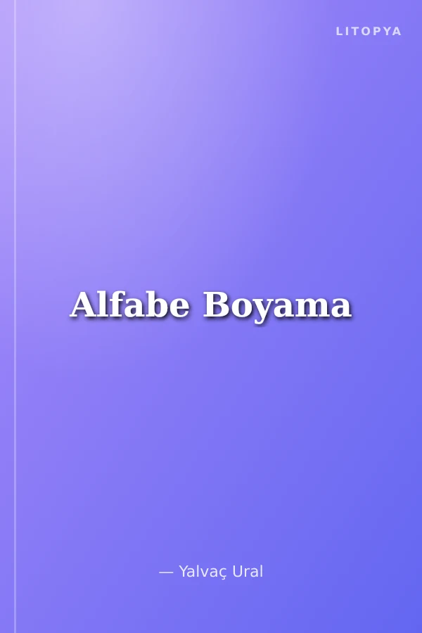 Alfabe Boyama