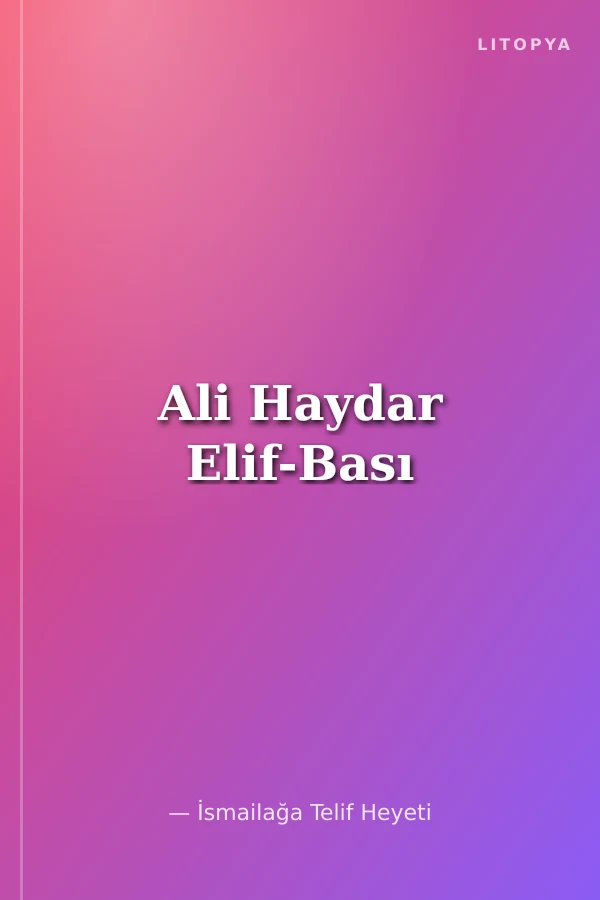 Ali Haydar Elif-Bası