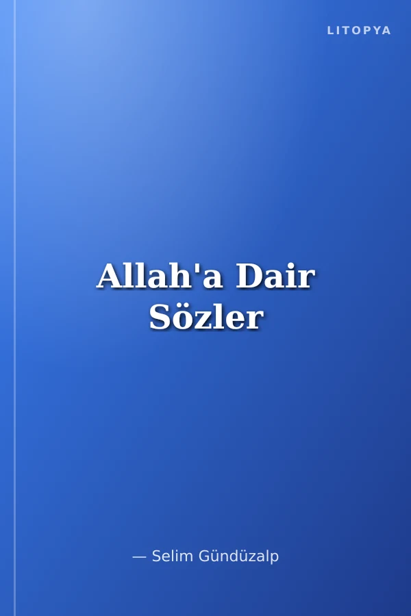 Allah'a Dair Sözler