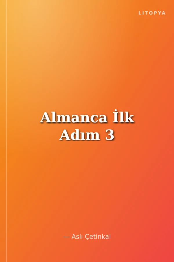 Almanca İlk Adım 3