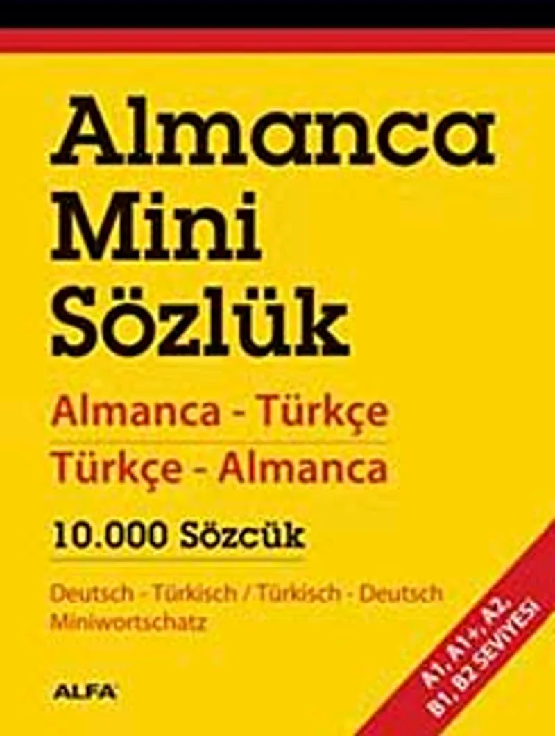 Almanca Mini Sözlük (Almanca-Türkçe Türkçe-Almanca 10.000 Sözcük)